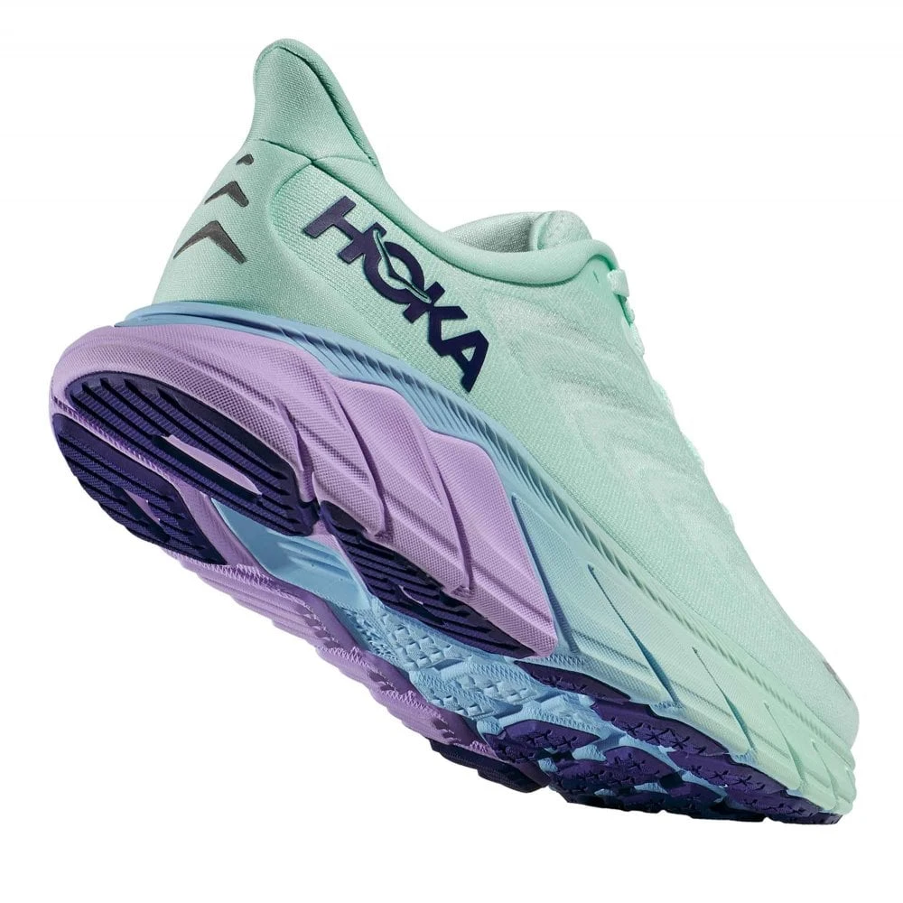 Hoka Arahi 6 Wide D Womens Running Shoes Sunlit Ocean/Lilac Mist - Image 2