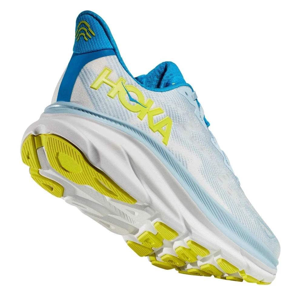 Hoka Clifton 9 Wide 2E Mens Running Shoes Ice Water/Evening Primrose - Image 2