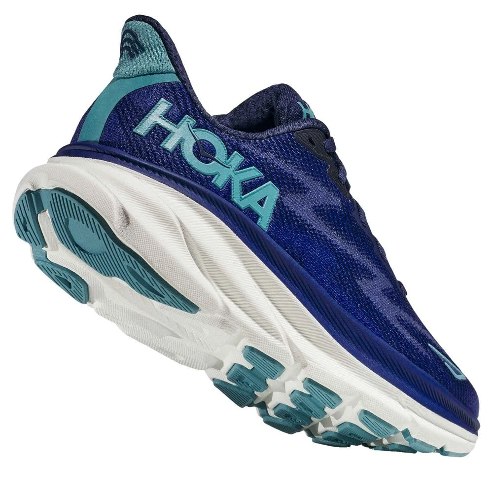 Hoka Clifton 9 Womens Running Shoes Bellwether Blue/Evening Sky - Image 2