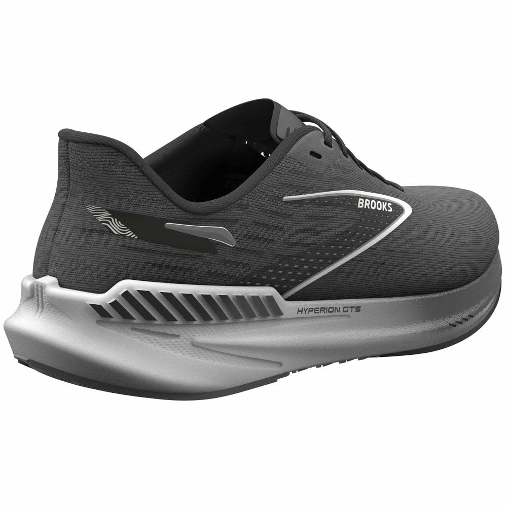 BROOKS Hyperion GTS Womens Running Shoes Gunmetal/Black/White - Image 2