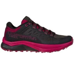La Sportiva Karacal Womens Trail Running Shoes Black/Red Plum