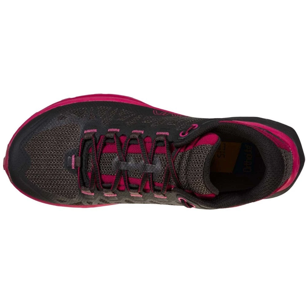 La Sportiva Karacal Womens Trail Running Shoes Black/Red Plum - Image 3