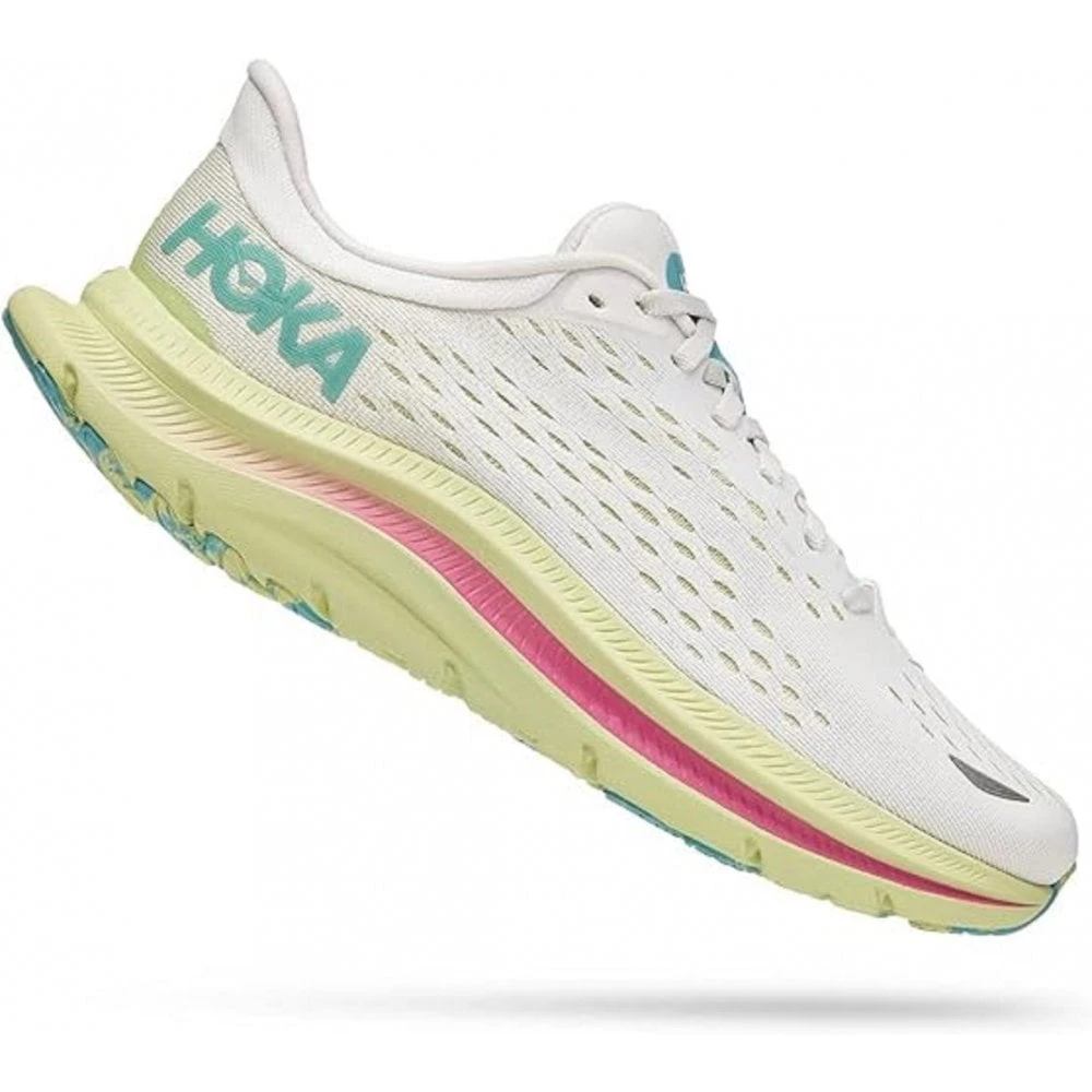 Hoka Kawana Womens Running Shoes Blanc De Blanc/Butterfly - Image 2