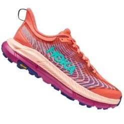 Hoka Mafate Speed 4 Womens Trail Running Shoes Camellia/Peach Parfait