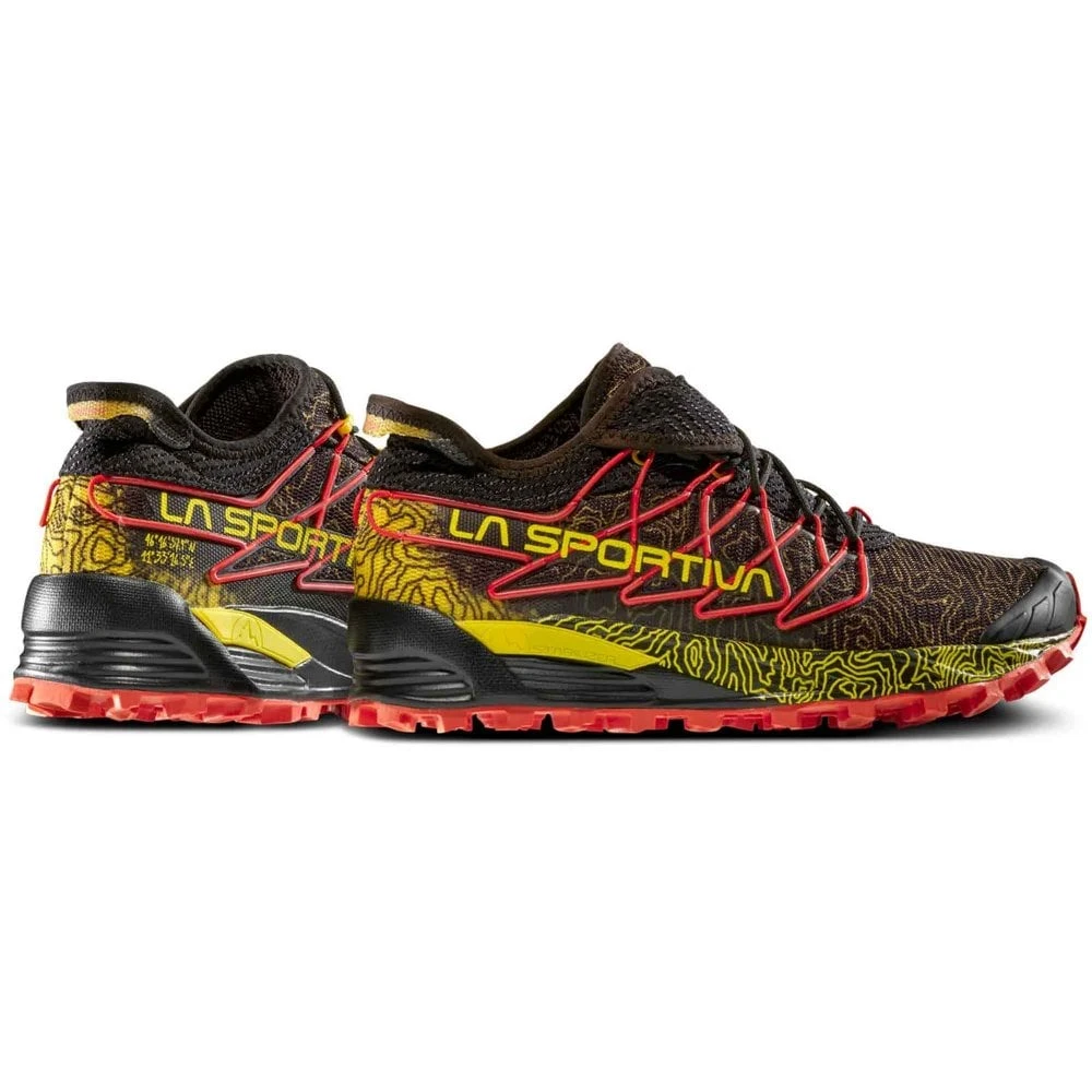 La Sportiva Mutant Mens Trail Running Shoes Black/Yellow (New For 2023) - Image 4