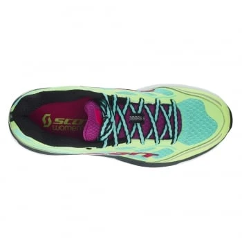 Scott Palani Support Womens Road Running Shoes With SUPPORT Green/Purple - Image 4