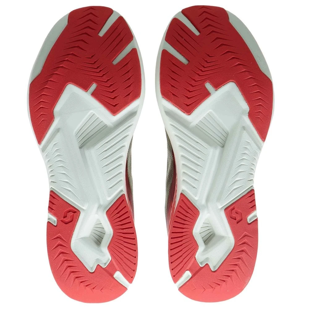 Scott Pursuit Womens Road Running Shoes Green/Coral Pink - Image 2