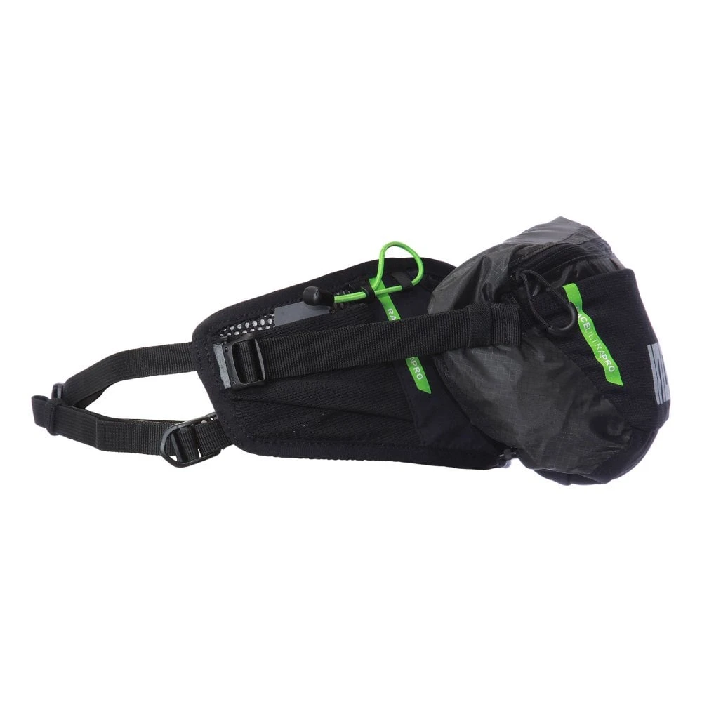Race Ultra Pro Waist Pack/Bum Bag For Running Black/Green - Image 3