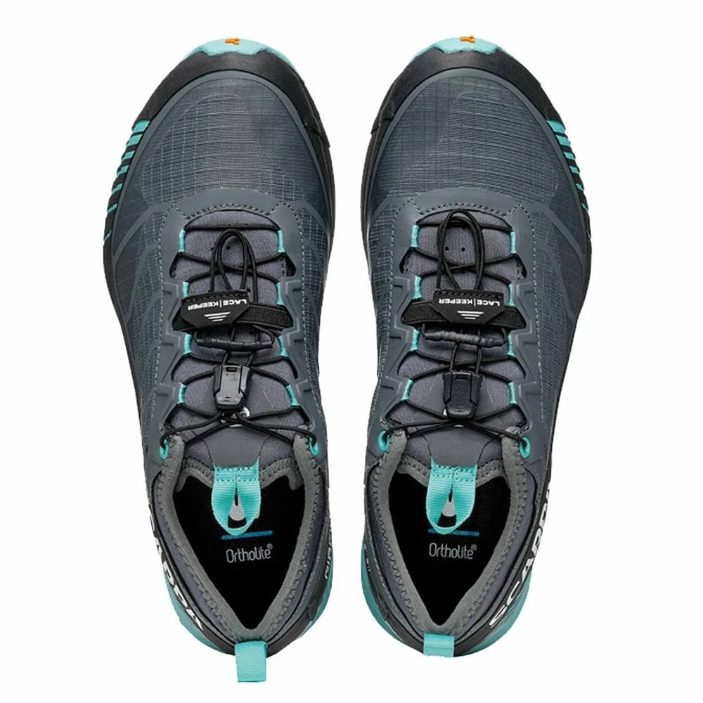 Scarpa Ribelle Run GTX Waterproof Women's Trail Running Shoes Anthracite/Blue Turquoise - Image 3