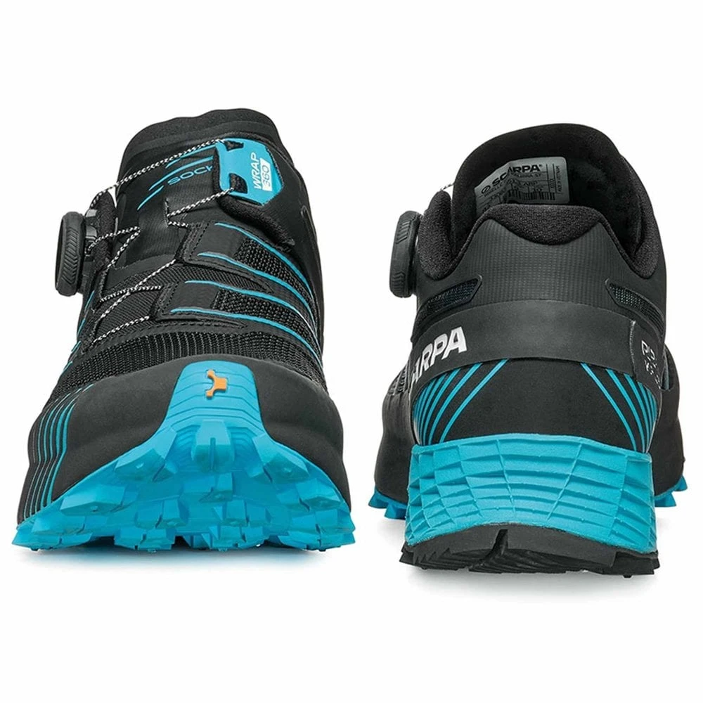 Scarpa Ribelle Run Kalibra ST Mens Trail Running Shoes Black/Azure - Image 2