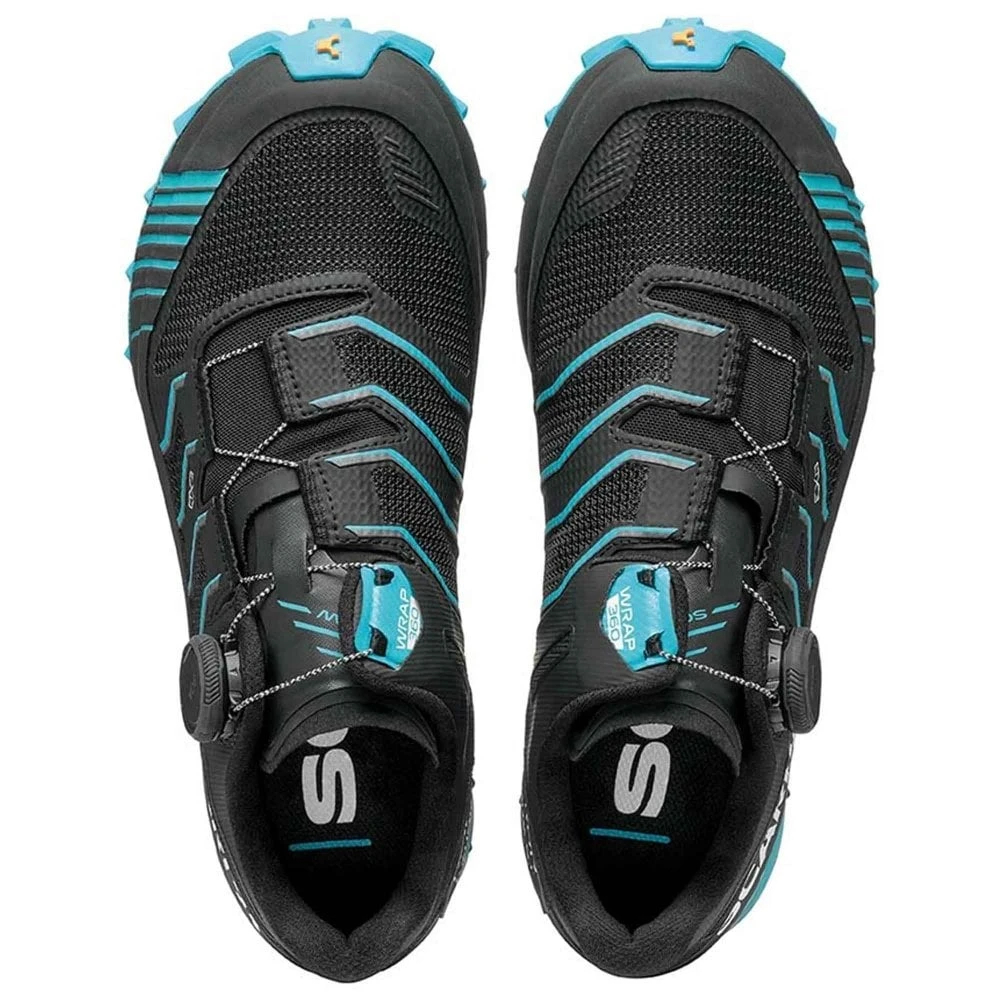 Scarpa Ribelle Run Kalibra ST Mens Trail Running Shoes Black/Azure - Image 4