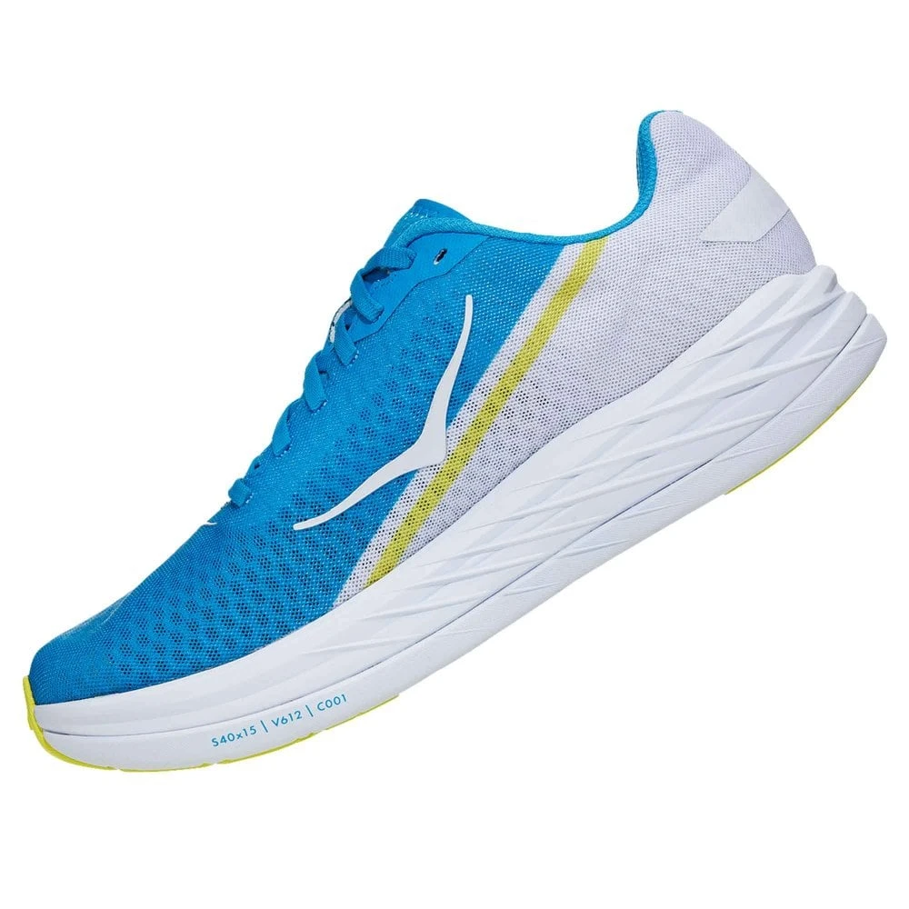 Hoka Rocket X Unisex Running Shoes White/Diva Blue - Image 4