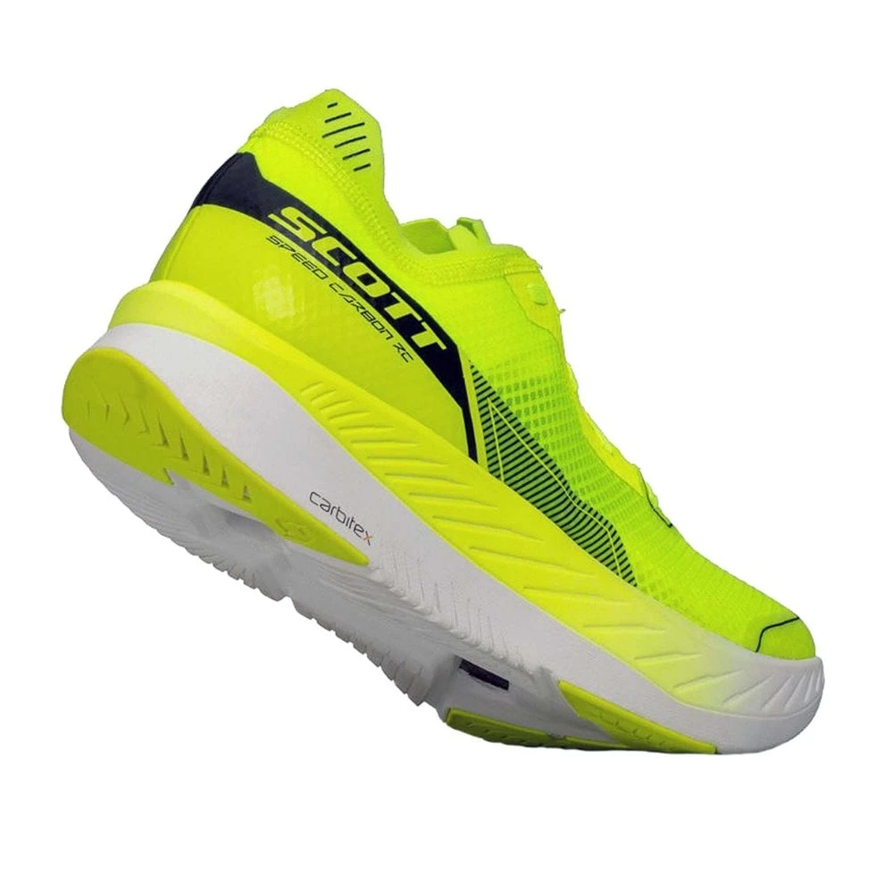 Scott Speed Carbon RC Mens Road Running Shoes Yellow/White - Image 2