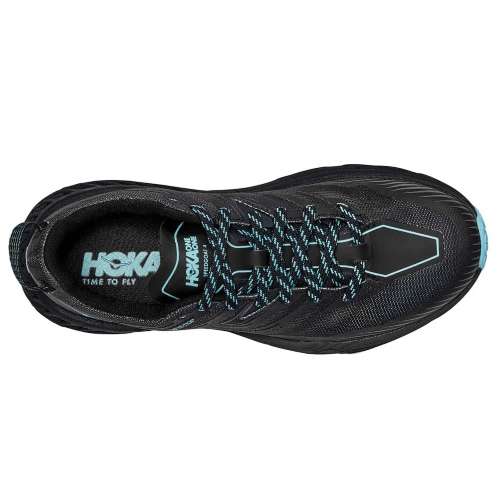 Hoka Speedgoat 4 GTX Womens Waterproof Trail Running Shoes Anthracite/Dark Gull Grey - Image 3