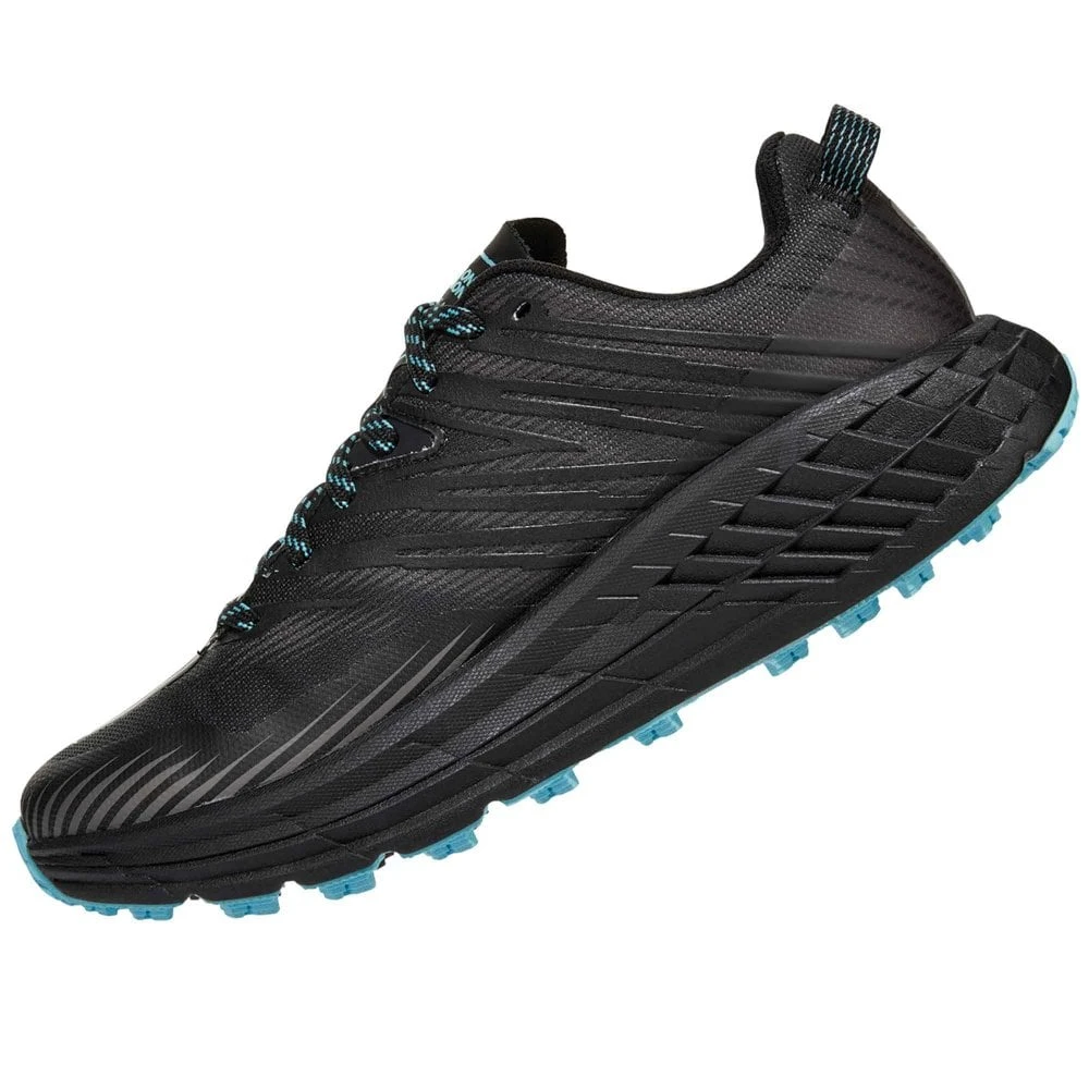 Hoka Speedgoat 4 GTX Womens Waterproof Trail Running Shoes Anthracite/Dark Gull Grey - Image 4
