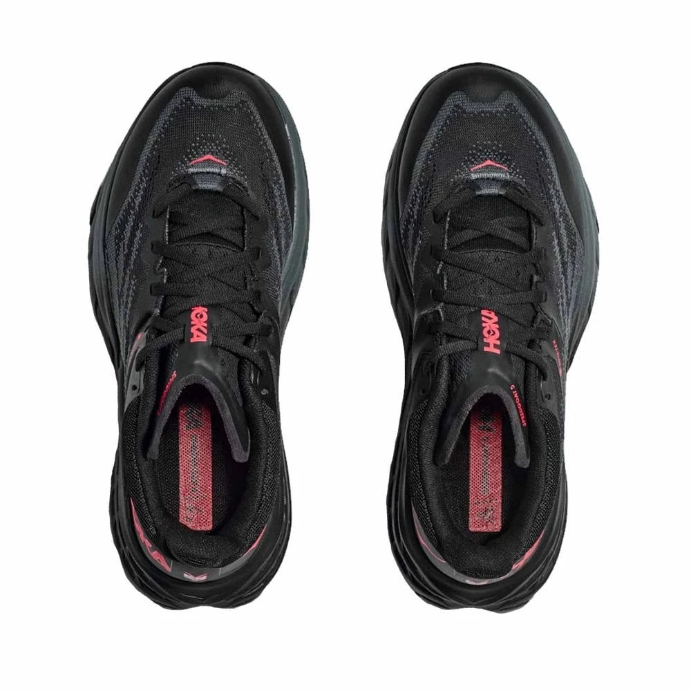 Hoka Speedgoat 5 GTX Womens Waterproof Trail Running Shoes Black/Black - Image 3