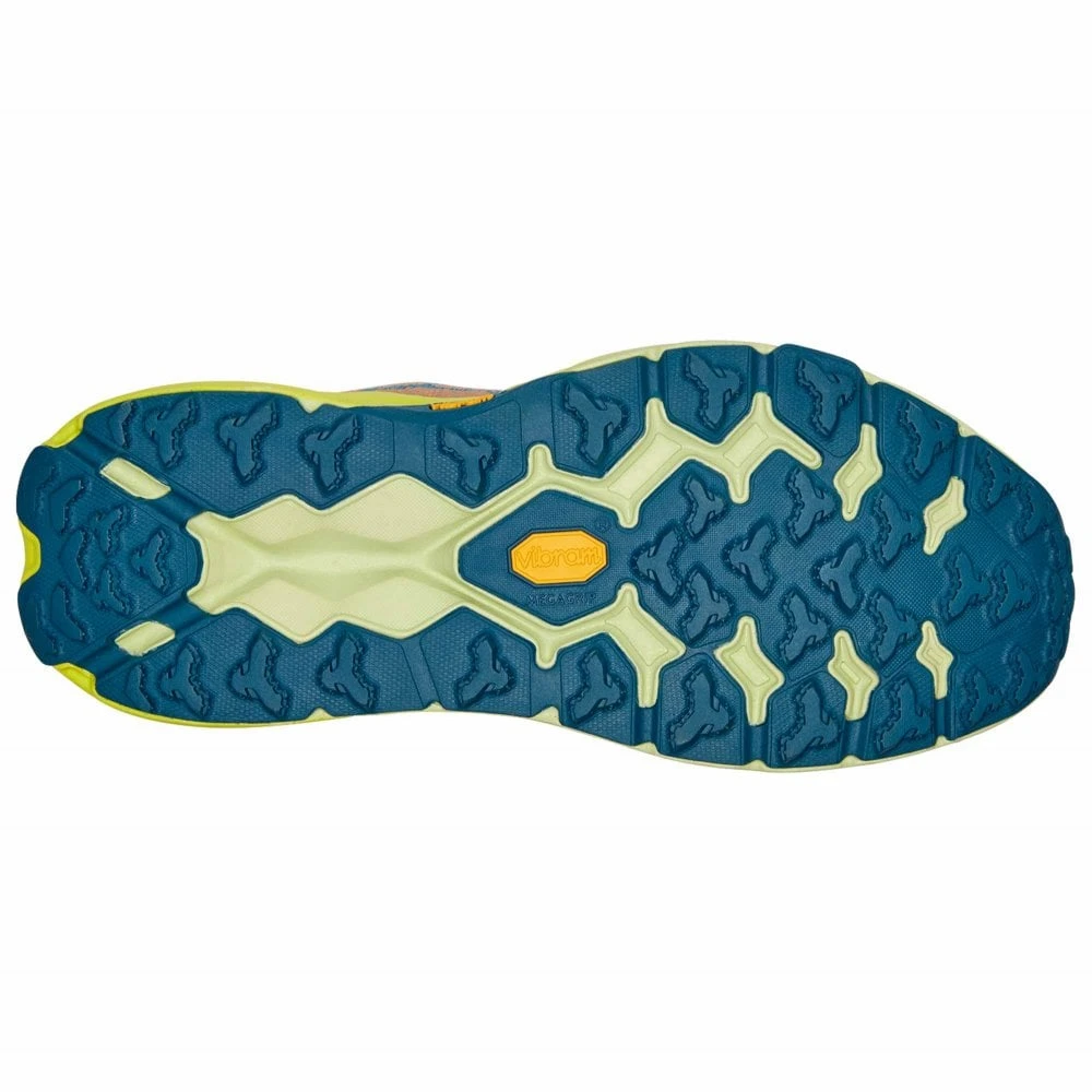 Hoka Speedgoat 5 Mens Trail Running Shoes Blue Coral/Evening Primrose - Image 2