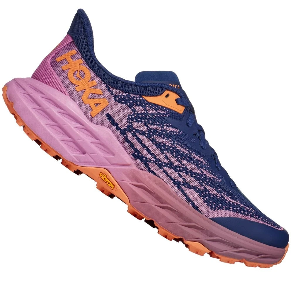 Hoka Speedgoat 5 Womens Trail Running Shoes Bellwether Blue/Cyclamen