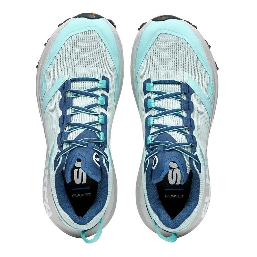 Scarpa Spin Planet Womens Trail Running Shoes Aqua/Nile Blue - Image 2