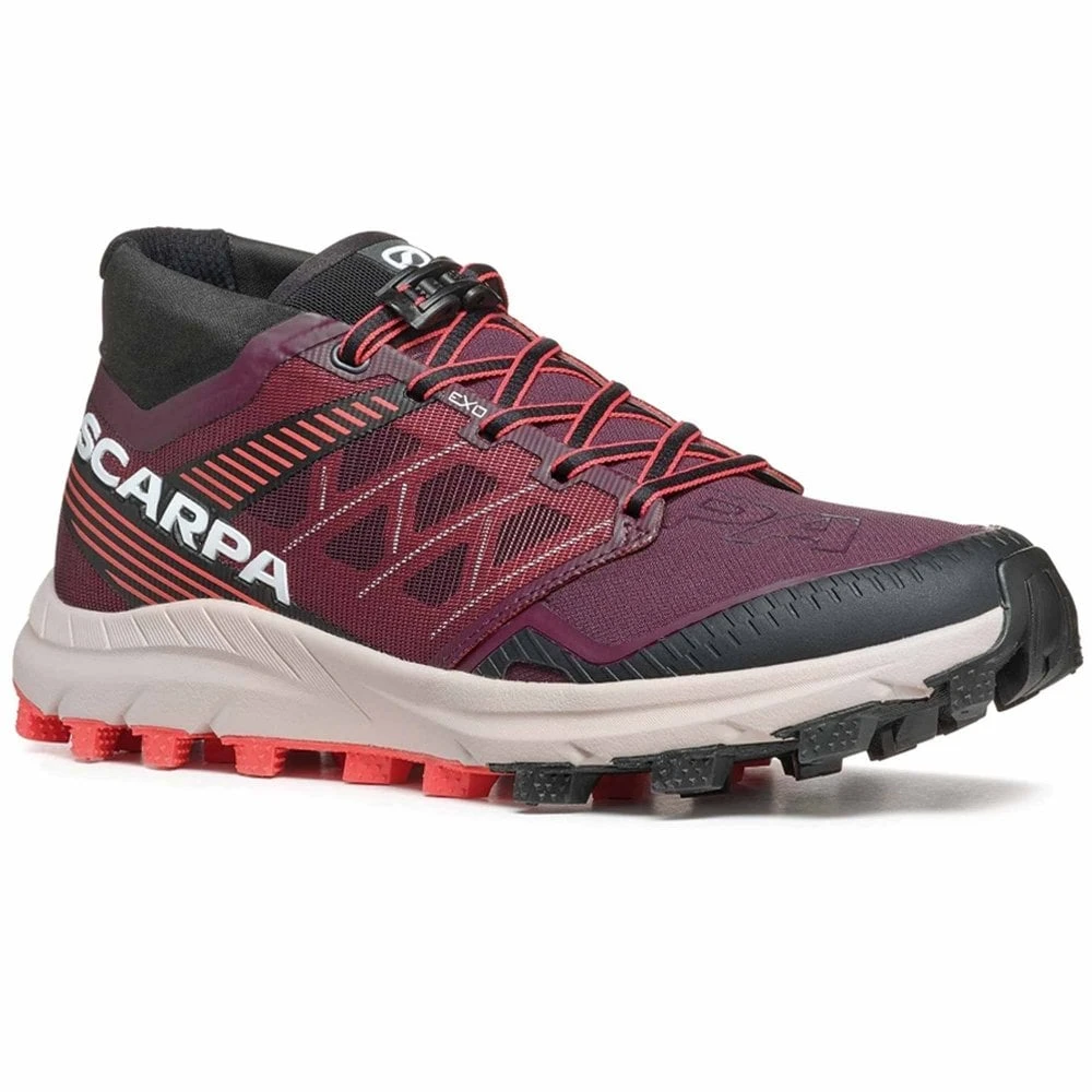 Scarpa Spin ST Womens Trail Running Shoes Russet Brown-Coral