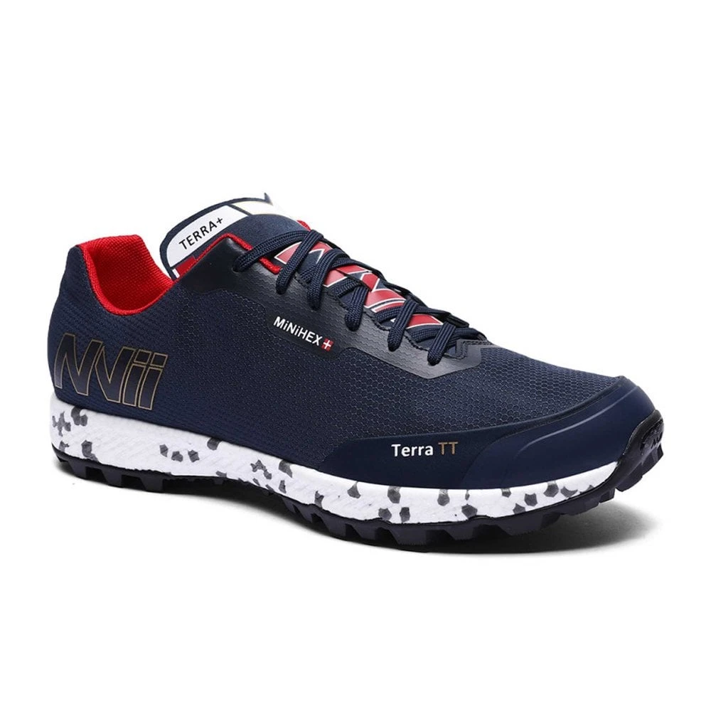 Terra TT Cushioned Fell/Trail Running Shoes Blue/Red/Gold - Image 5