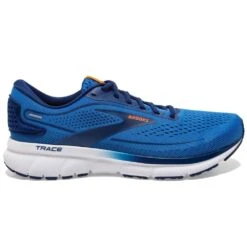 BROOKS Trace 2 Mens Running Shoes Palace Blue/Blue Depths/Orange