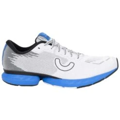 U-Tech Solo Mens Road Running Shoes White/Black/Electric Blue
