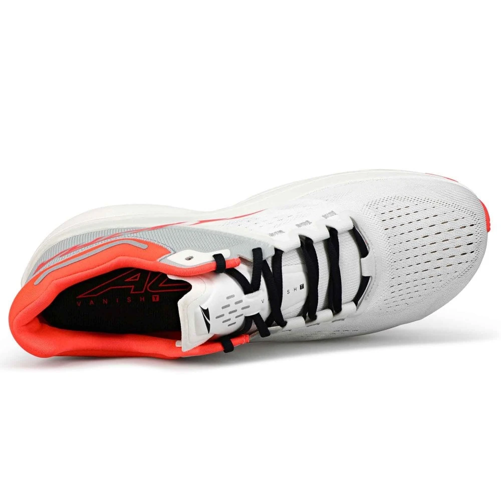 Altra Vanish Tempo Mens Road Running Shoes White/Coral - Image 3