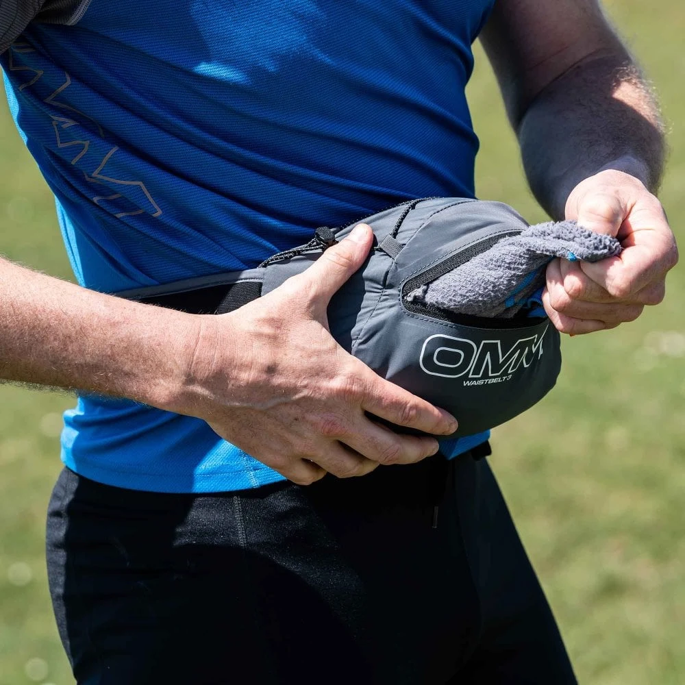 OMM Waistbelt 3 Grey Running Waist Pack/Bum Bag - Image 2