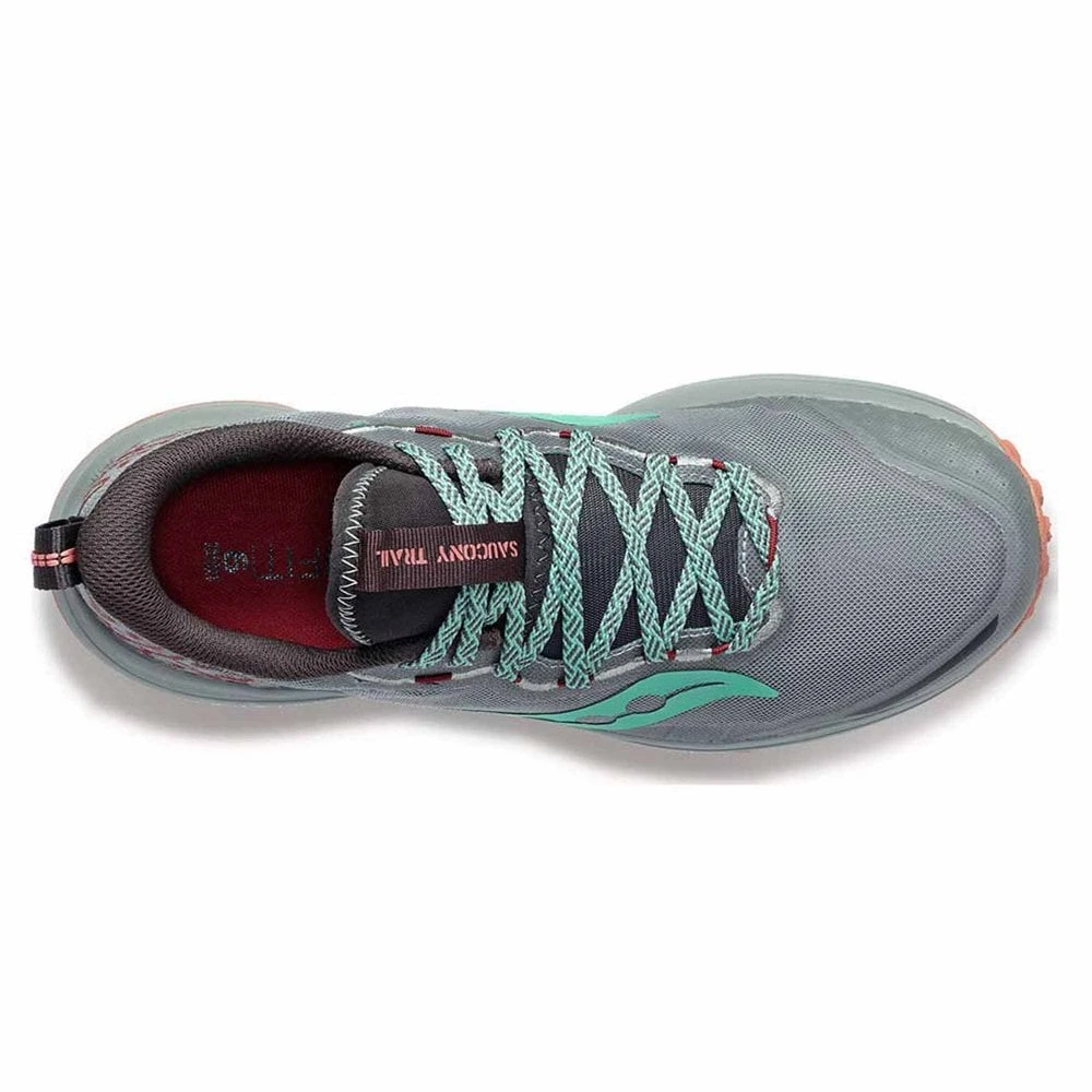 Saucony Xodus Ultra 2 Womens Trail Running Shoes Fossil/Soot - Image 3