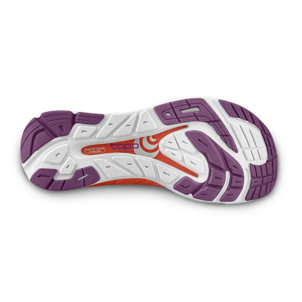 Topo Athletic Zephyr Womens Running & Racing Shoes Salmon/White - Image 2
